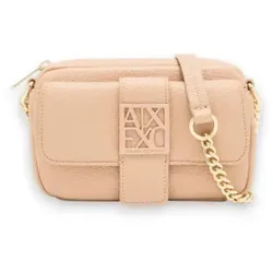 A|X Armani Exchange für Damen. XW000324AF11902U6149 Mini-Umhängetasche mit beigem Logo (OSFA), Lässig, Polyester