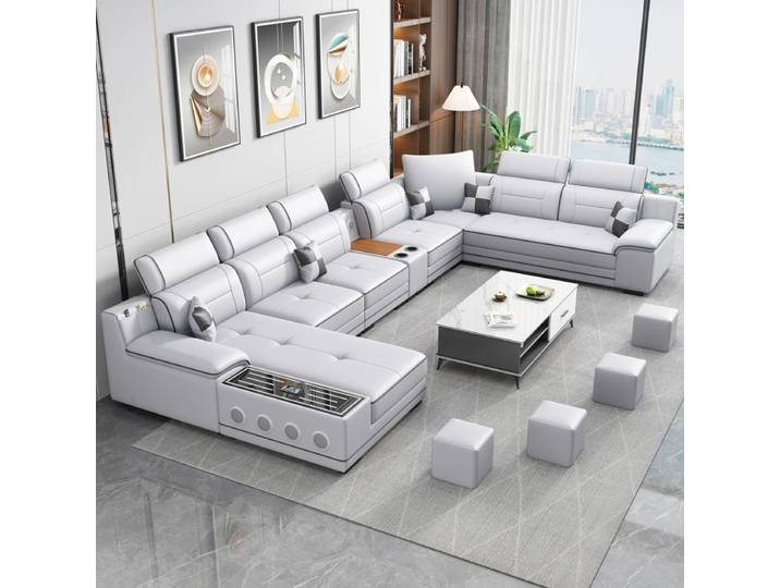 Plais canapé moderne Ajustable luxe sectionnel multifonctionnel inclinable canapé coussin paresseux Meubles De Maison meubles De Salon