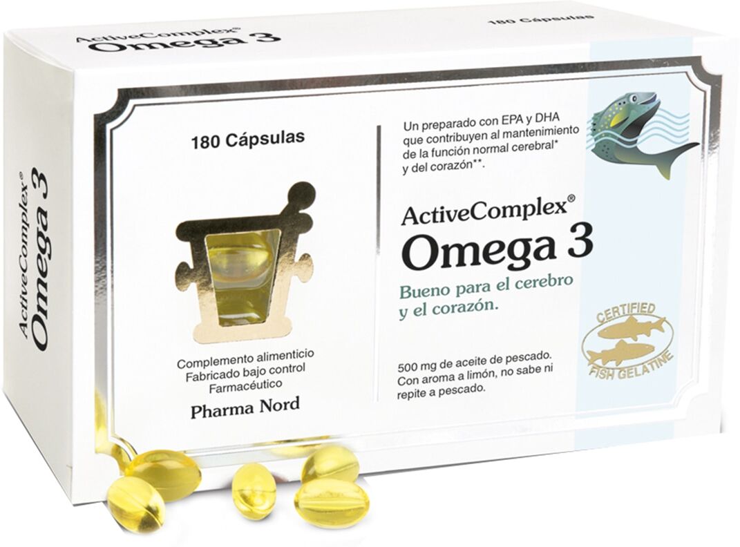 Pharma Nord 180 Cápsulas ActiveComplex Omega 3 .