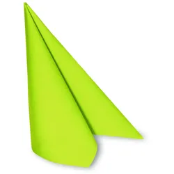 Serviette (PAP-Airlaid FSC Mix) PREMIUM gelbgrün 40 x 40 cm