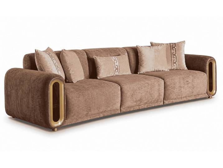 Xlmoebel Big-Sofa Moderner 4-Sitzer mit zeitlosem Design und komfortabler Polsterung, 1 Teile