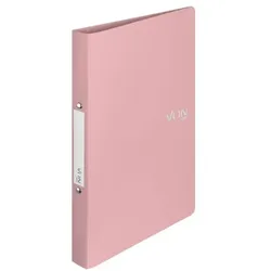 VON by Leitz Ringbuch A4 2-Ring-Mechanik Pastellrosa