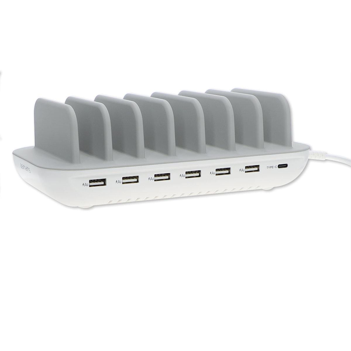 4smarts Ladestation Office 60W weiß für 7 Geräte