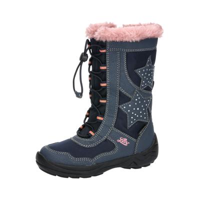 Winterstiefel LICO "Winterboot Cathrin", Mädchen, Gr. 30, wärmend, blau, Synthetik, Schuhe Winterstiefel