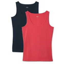 Tchibo - 2 Tops - Damen - Gr. XL - dunkelblau