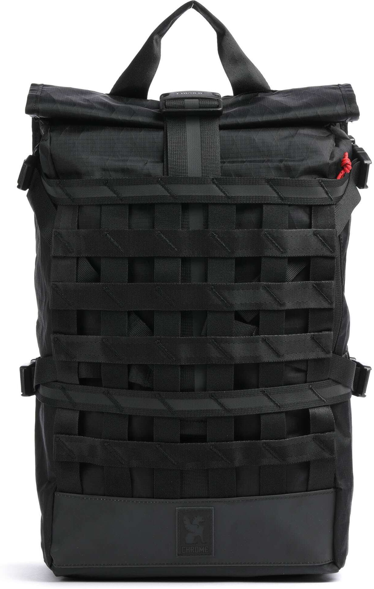 Chrome Barrage 22 Rolltop Rucksack, schwarz