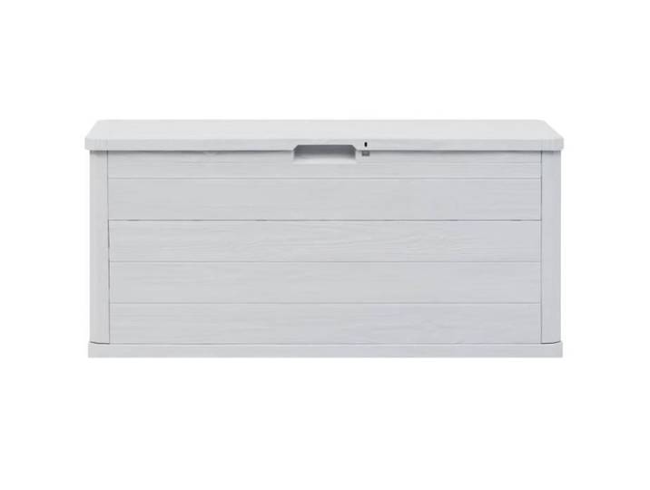 Omabeta - Coffres de jardin - Boîte de rangement de jardin 280 L Gris clair HB12296