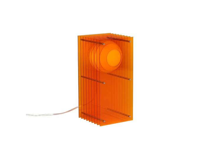 BANG - Lampe de table Lop - Orange - Acrylique - Designer Thomas Vincent