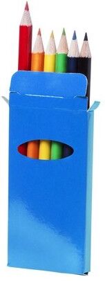 Boîte à crayons personnalisé Garten carton bleu