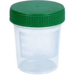URINBECHER 120 ml gradu.beschr.m.Schraubdeckel