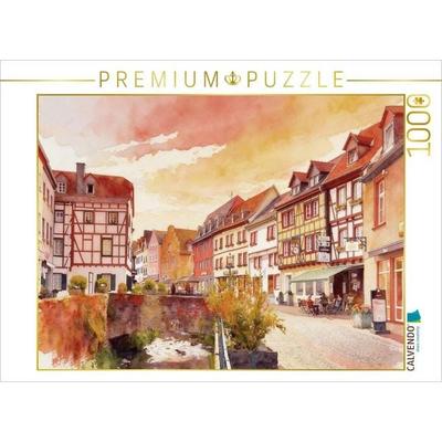 CALVENDO Puzzle Bad Münstereifel | 1000 Teile Lege-Größe 64x48cm Foto-Puzzle für glückliche Stunden