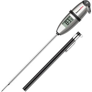 ThermoPro Fleischthermometer TP-02S, LC-Display, 13,5 cm Messfühler aus Edelstahl