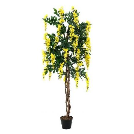 Europalms Goldregenbaum, Kunstpflanze, gelb, 150cm (150 cm) (82507115)