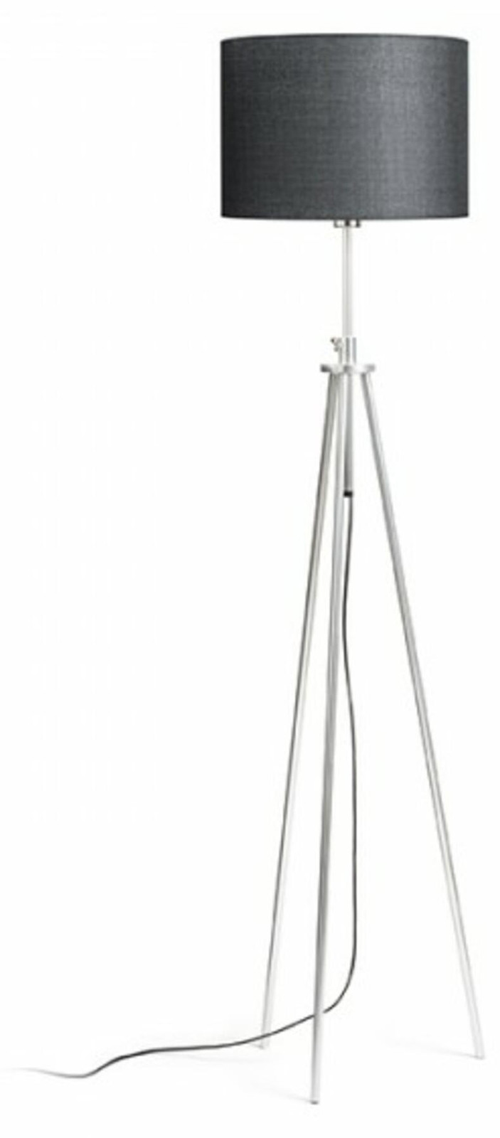Rendl Gardett Vloerlamp - Zwart Aluminium - E27
