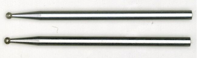 Proxxon Meules diamantées, boule, 1,0 mm, 2 pièces (28212)