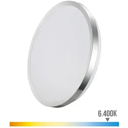 Super Led Wandleuchte 18W 1820Lm 6500K Ø33X5,9Cm Chromrahmen Edm