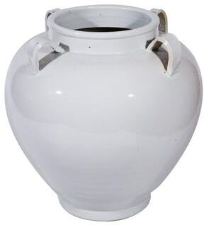 Legend of ASIA 13 in H Busan White Ear Jar Large Porcelain