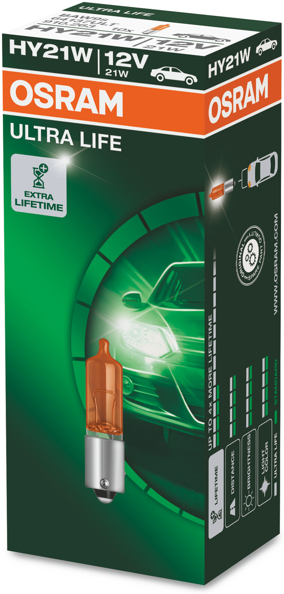 Osram Glühlampe, Blinkleuchte Ultra Life 64137ult