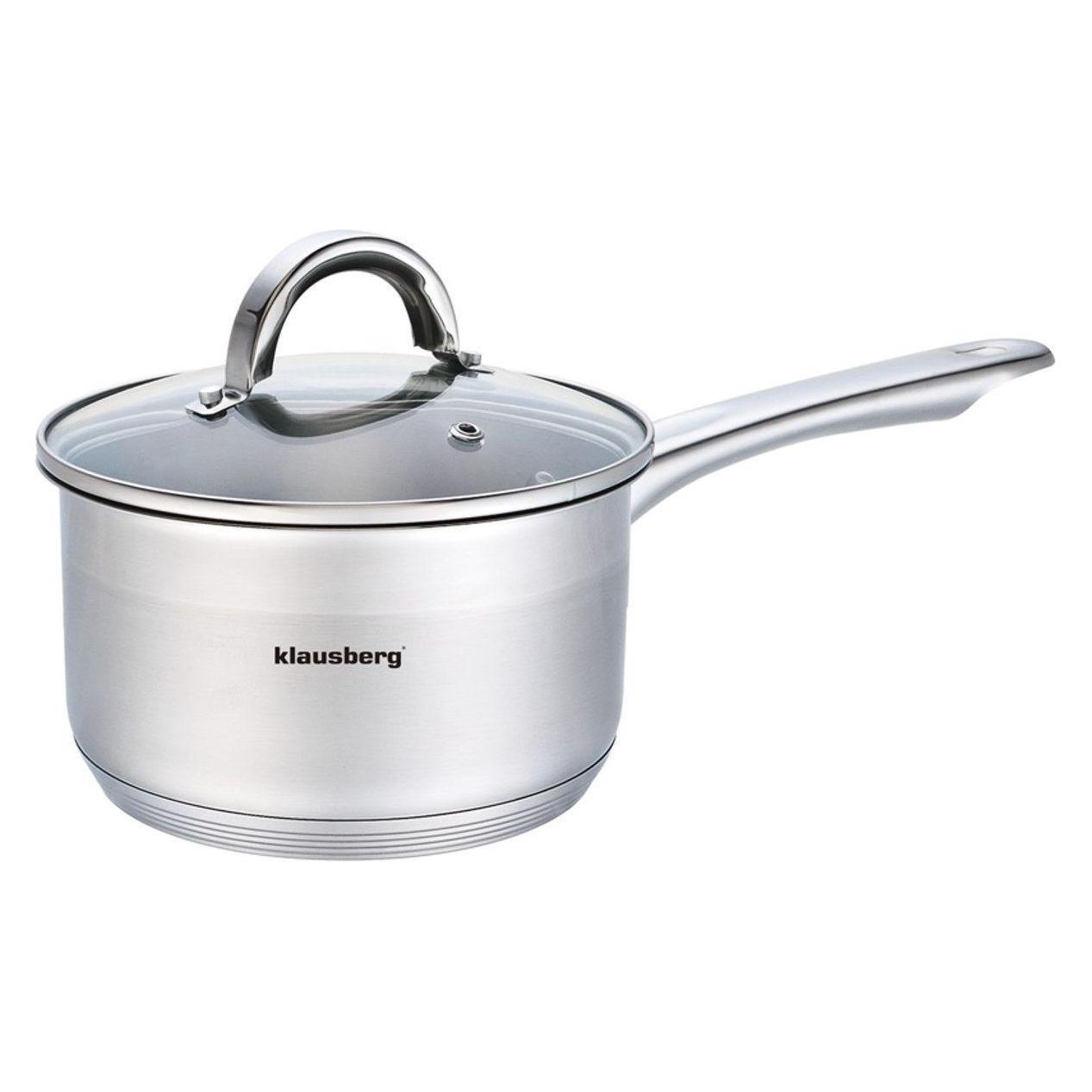Klausberg POT 18cm KB-7134 2,1L (Kochtopf, Edelstahl, 18 x 19 cm) (PO/90249/188908)