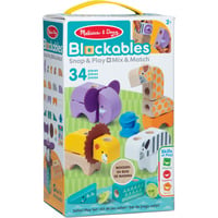 Melissa & Doug - Blockables Safari Spielset, Konstruktionsspielzeug