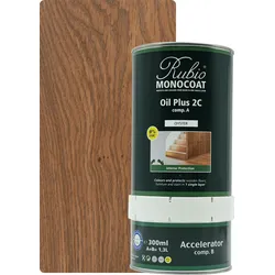 Rubio Monocoat Set Oil Plus 2C Oyster 1300ml (A+B) - 1300ml [52m2]