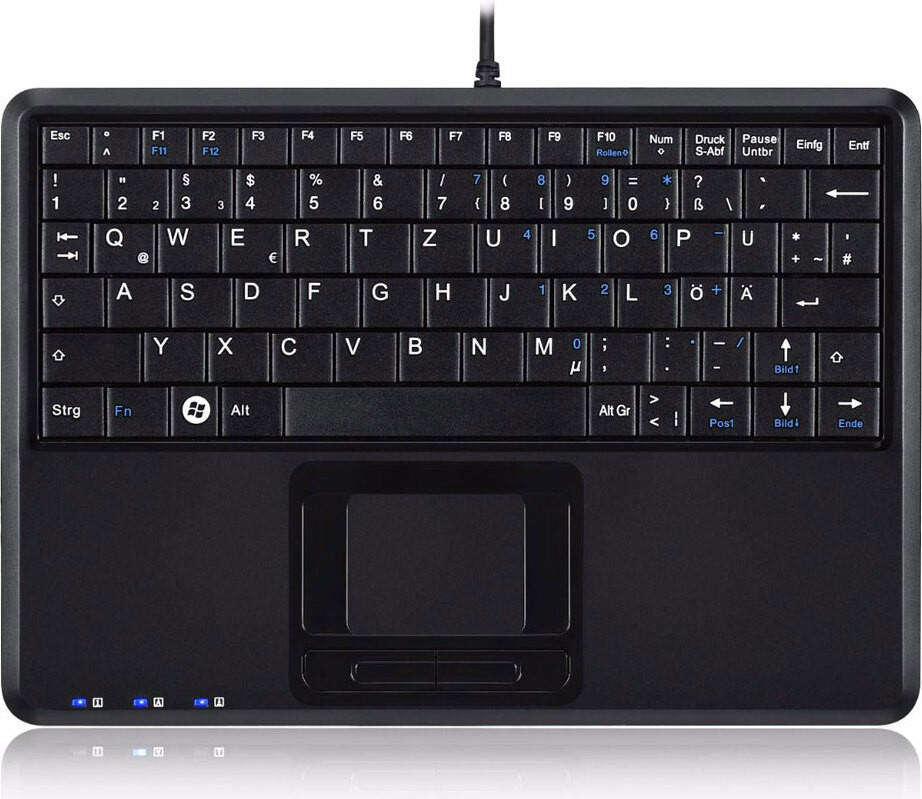 Perixx PERIBOARD-510 H PLUS Mini USB Membraan Toetsenbord Zwart