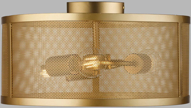 Trent Austin Design Victorville Semi Flush Mount Gold 45cm W X 45cm D