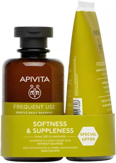 Apivita Champú Suave + Acondicionador Set