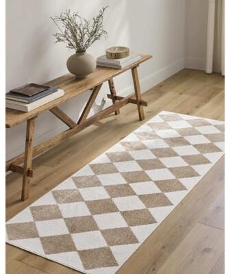 Livabliss Lillian Modern & Contemporary Checkered Indoor/Outdoor Area Rug