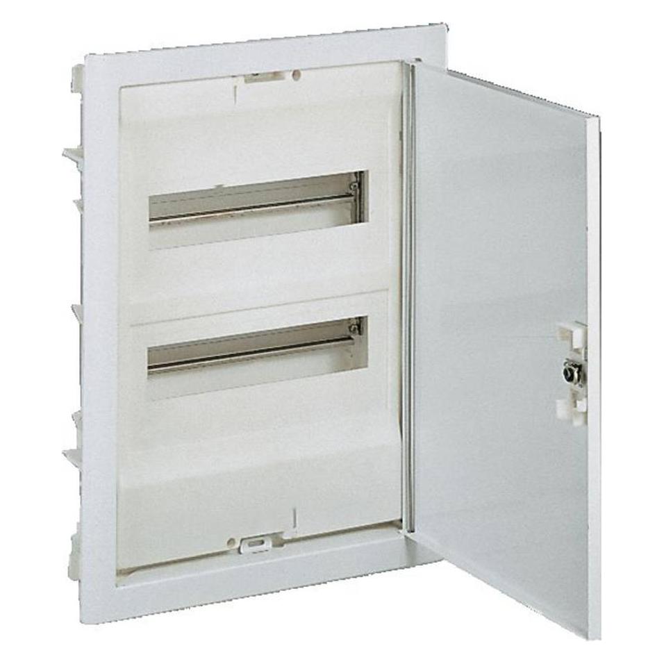 Legrand Unterputz-Verteiler Ekinoxe Metalltür Signalweiss IP30 24+4 Module 2-reihig (001432-Legrand-)