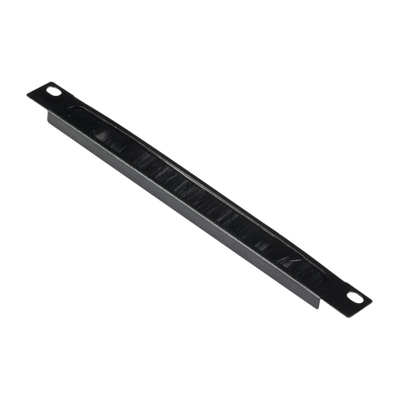 Equip 10" Kabeldurchführung mit Bürsteneinsatz, 1U schwarz