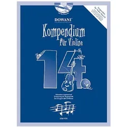 Kompendium für Violine Band 14 (+2 CD/'s) für 1-2 Violinen (Lehrer und Schüler), Fachbücher von Dowani