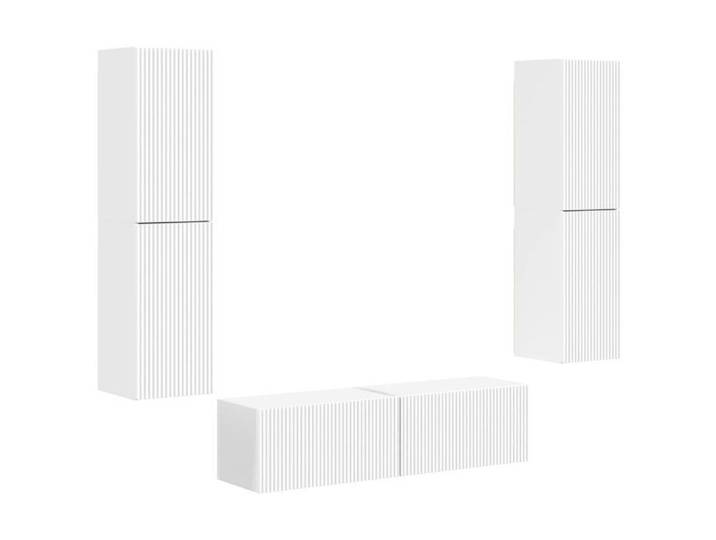 Ensemble de meubles modulaires - - Blanc - Lot de 3 - 30x31x60 cm - 60x31x29 5 cm - Étagères et tiroirs