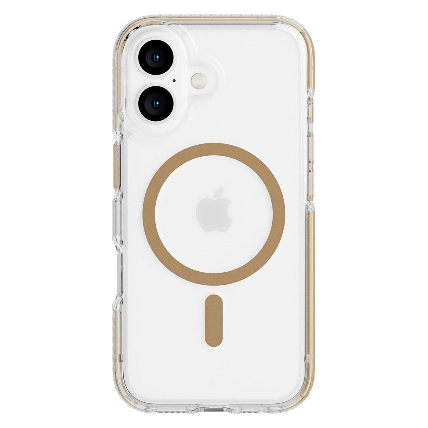 Evo Tech21 - Crystal - Cover - iPhone 16 - MagSafe - Gold (Apple iPhone 16) (T21-10859)