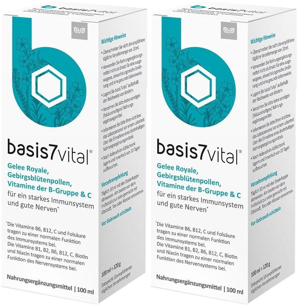 Basis 7 gräsler Basis7Vital Lösung zum Einnehmen 2x 2x100 ml