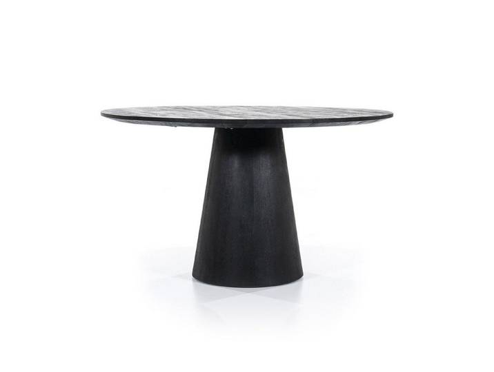 Maison ESTO Esstisch Esstisch rund Ø 130 cm Mango massiv Holz Esszimmertisch, rund