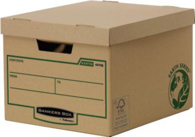 Archivbox Bankers Box® Earth, passend für 4 Archivschachteln, 100 % Recycling-Karton, 10 Stück