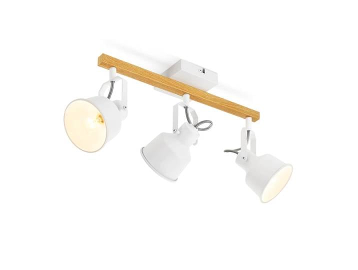 Spot de plafond en fer blanc 46.5x14x19cm e14