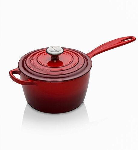 Le Creuset Signature Cerise Cast Iron 18cm Saucepan