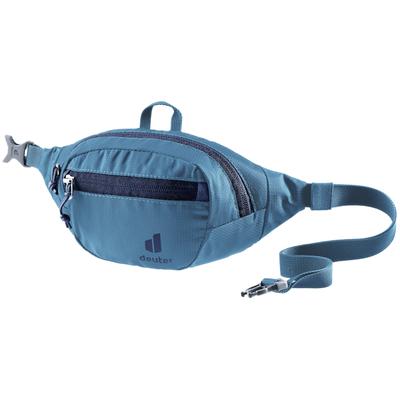 Gürteltasche DEUTER "JUNIOR BELT 1 L", Kinder, Gr. B/H/T: 23cm x 13cm x 6cm, blau (wave), Polyester, unifarben mit Farbeinsätzen, Taschen Gürteltasche, für Kinder und Jugendliche, mit Reißverschluss, aus Polyester