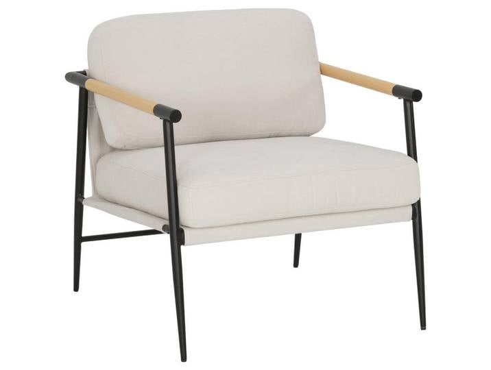 Mid.you Sessel, Weiß, Metall, Füllung: Polyester, 74x84.5x70.5 cm, Wohnzimmer, Sessel, Sonstige Sessel