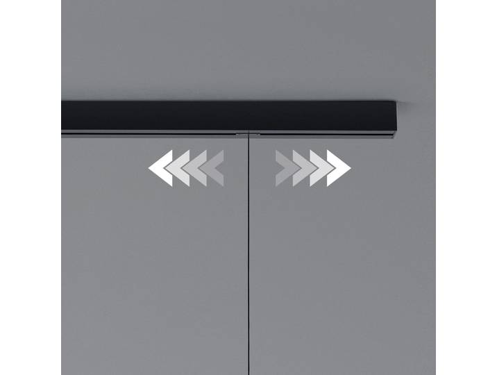Bankamp Schiene Strada Pro Schiene schwarz Aluminium B 200 cm