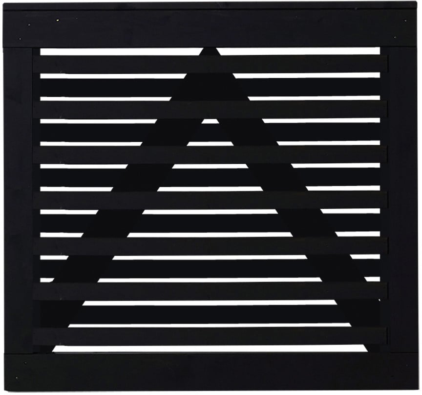 Plus Tor Osaka 100 x 93 cm RAL 9005 Schwarz