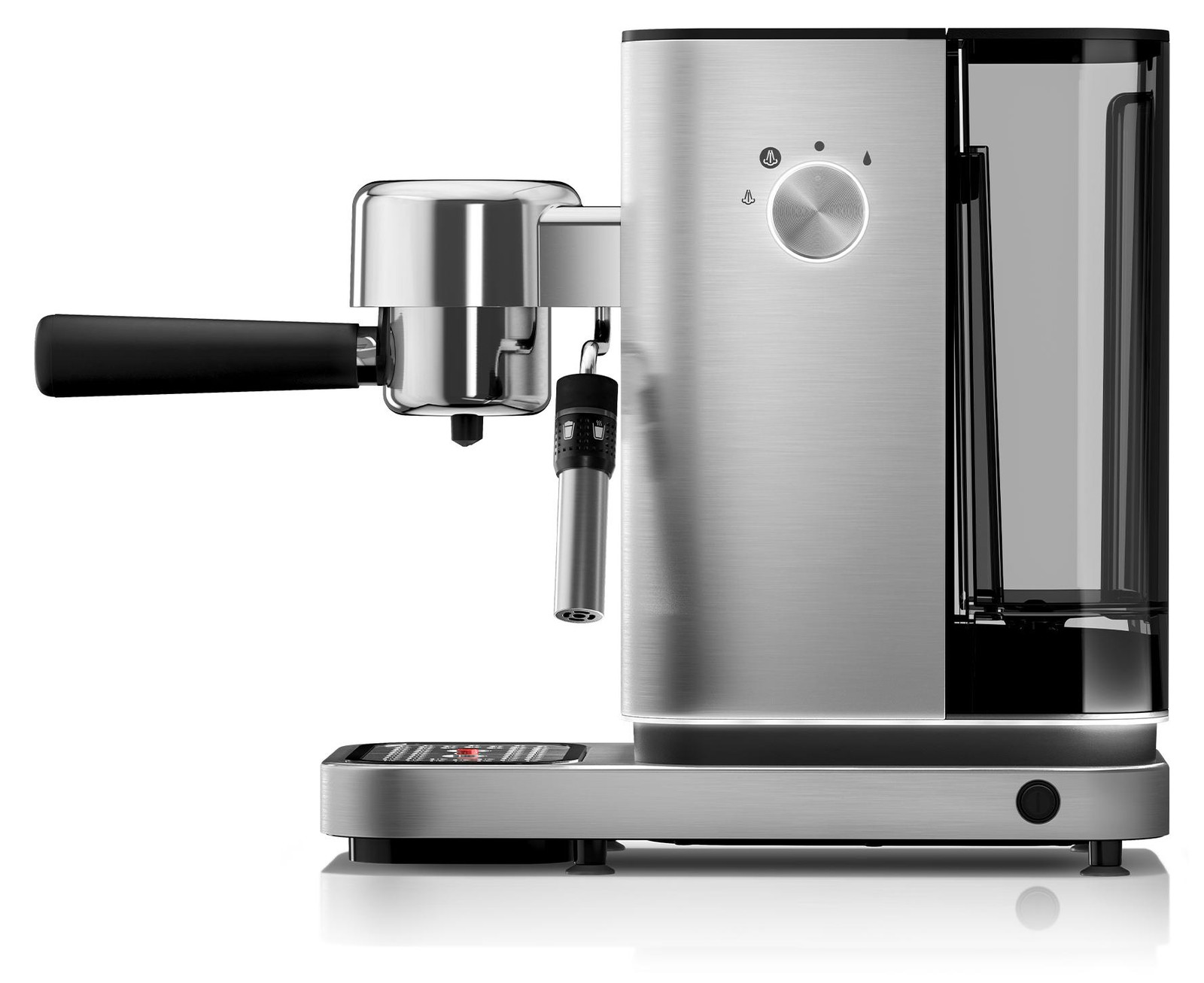 WMF Lumero espressomachine met thermoblock en stoompijpje, zilver