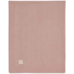 Jollein, Babydecke, Decke Cosy Knit Wild Rose (100 x 75 cm)