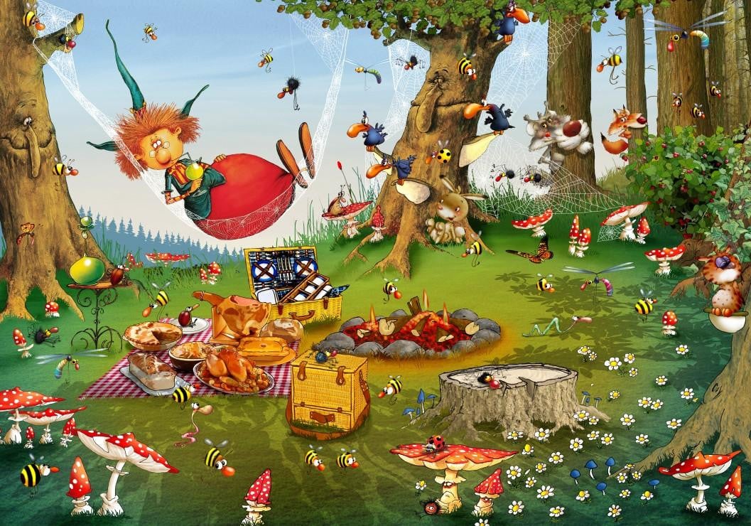Grafika Puzzel Heks door François Ruyer, 1000 stukjes legpuzzel voor volwassenen