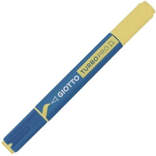 Marqueur ocre jaune double pointe TURBO PRO - Giotto
