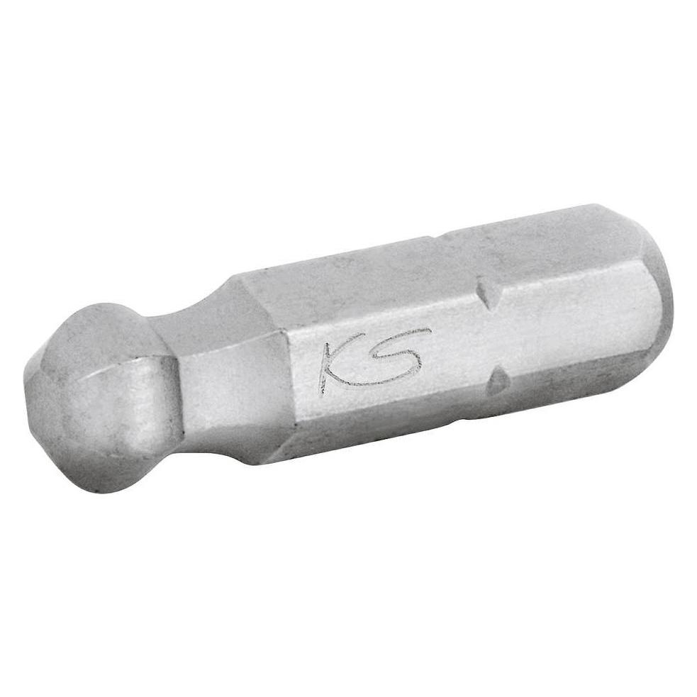 KS Tools 1/4 Bit Innensechskant. 25mm. Kugelkopf. 4mm 911. (Innensechskant) (911.3704)