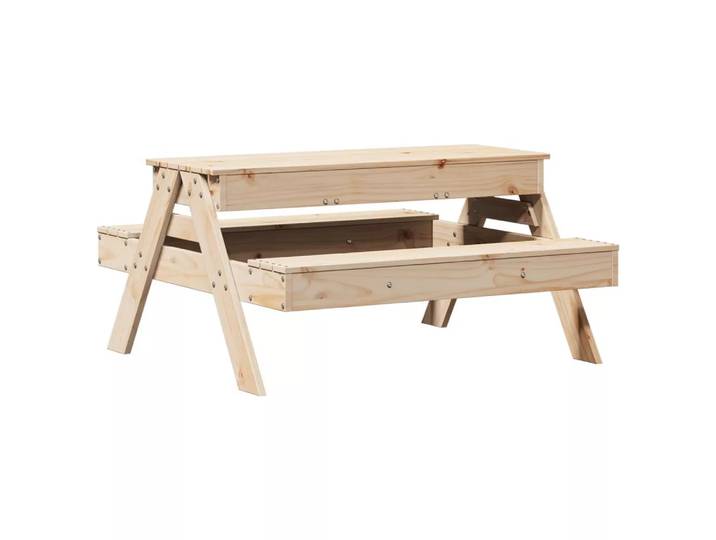 VidaXL - Picknicktisch kiefernholz, One Size, Braun