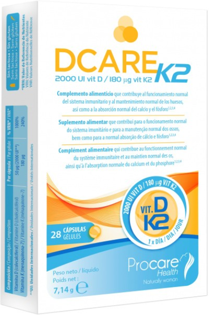 Procare Health Dcare K2 28 cápsulas